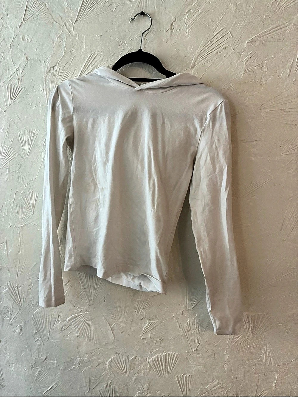 Women's White Long Sleeve Top
